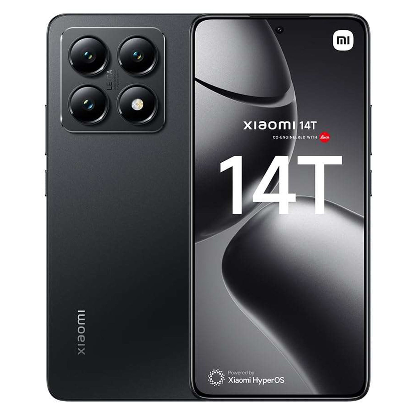 Xiaomi 14T 5G smartphone in black, featuring a 6.67" AMOLED display and triple camera setup.